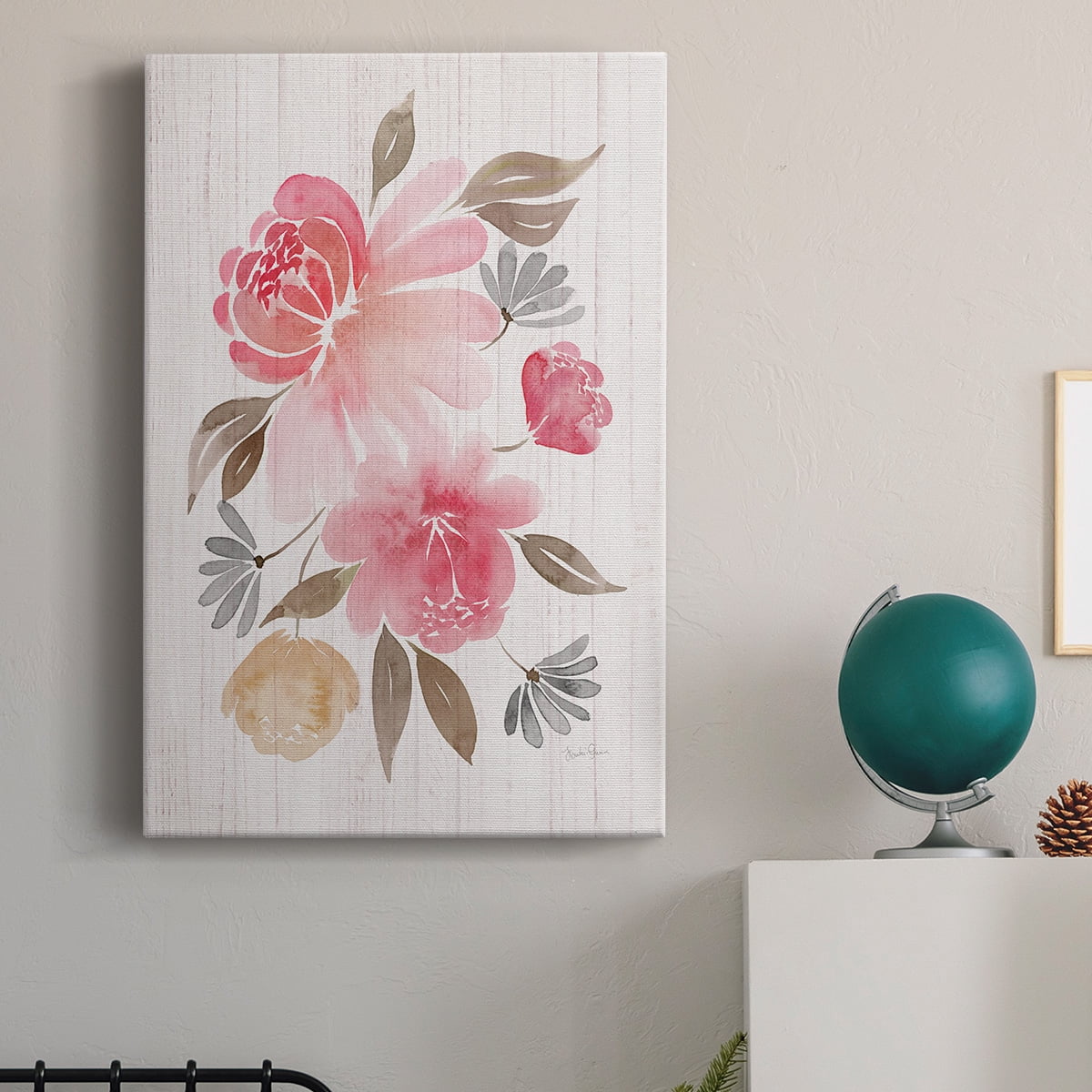 Loose Peonies II Premium Gallery Wrapped Canvas - Ready to Hang