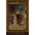 thumbnail image 2 of Émile Lévy 17x24 Black Ornate Framed Double Matted Museum Art Print Titled: The First Born (1880), 2 of 5