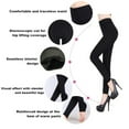 thumbnail image 3 of Medias térmicas cálidas de invierno con forro polar para mujer, pantalones de yoga de cintura alta, clima frío, 3 of 6