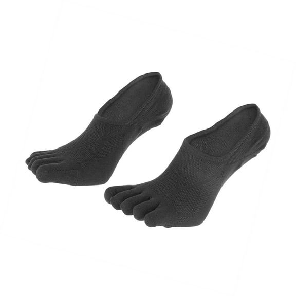 Vocoste Five Toe Socks Breathable Durable Dark Gray Male 1 Pair