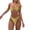 Khaki, variant on Women's Sexy Bandeau Bikini Set Two Piece Swimsuit with Strapless Top for Women Beach Pool Tanning Vacation,Khaki M