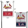 thumbnail image 2 of St. Louis Cardinals 12.5" x 18" Double-Sided Jersey Foil Garden Flag - No Size, 2 of 2