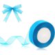 thumbnail image 1 of Zhuge Cinta de organza transparente verde de 3/4 de pulgada, cinta de gasa de 50 yardas para envolver regalos, día de la madre, bodas, ramos de flores, manualidades (azul), 1 of 5
