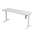 thumbnail image 2 of Escritorio de Altura Ajustable Randu Manual Base Blanca Tablero 180x60 25mm Blanco, 2 of 2