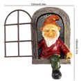 thumbnail image 3 of Estatuas de gnomos de jardín, escultura de gnomos, decoración de porche, decoración de gnomos para regalo, 3 of 5