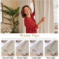 thumbnail image 3 of H.VERSAILTEX Blackout Thermal Insulated Window Curtains Bedroom Darkening Black out Drapes for Living Room Back Tab/Rod Pocket Draperies, 2 Panels, 52" x 63", Fog, 3 of 6