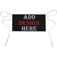thumbnail image 2 of Personalized Custom Kitchen Apron, Add a Name/Logo/Photo Design, Polyester Bib Apron Adjustable with Three Front Pockets, 2 of 10