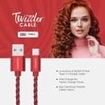 thumbnail image 4 of Liquipel Powertek Twizzler USB-A to USB-C - Red, 4 of 7
