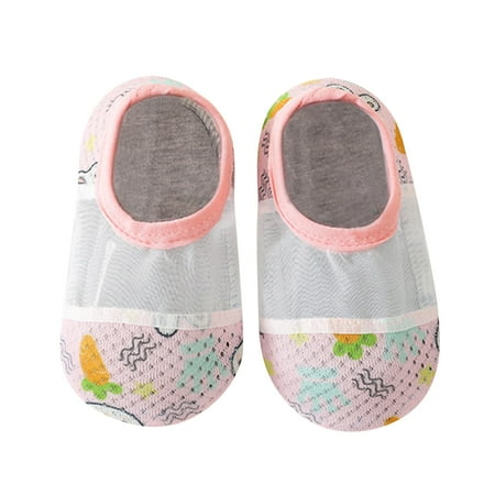 

ZENMELE Kids Sneakers Mesh Running Shoe Boys Girls Animal Prints Cartoon Socks Toddler Breathable Mesh The Floor Socks Barefoot Socks Non Shoes Sports Shoe 6M-12M