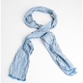 thumbnail image 2 of StylesILove Classic Striped Design Womens Linen Scarf (Blue), 2 of 2