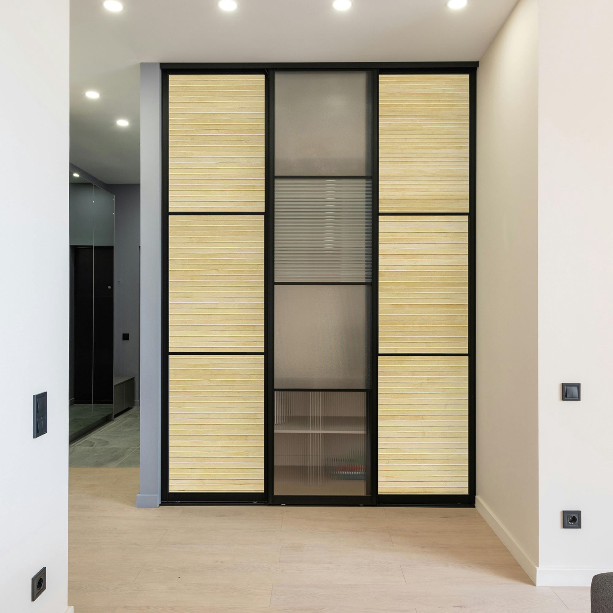 Art3dwallpanel 48'' x 96'' Natural Bamboo Wall Panel for Interior Wall Décor for Living Room, Bedroom,Raw