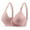 Pink, variant on JIUKE Bras for Women No Underwire Full Coverage Tank Bras Adjustable Strap Deep V Neck T Shirt Bras Soft Daily Bras