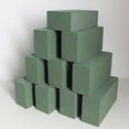 thumbnail image 7 of Dserhfy 2/6 Pcs Floral Foam Blocks for Alive And Artificial Flowers Arrangement 9" x 4" Green Wet & Dry Flower Foam for Home Wedding Garden Decor, 7 of 7