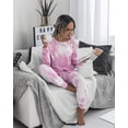 thumbnail image 2 of Conjunto de Pijama PRETTYGARDEN de Dos Piezas Rosa Tie Dye Talla L, 2 of 5