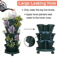 thumbnail image 5 of iHomeGarden Vertical Planter 5-Tier Stackable System - Indoor/Outdoor Garden Kit for Strawberries, Herbs, Vegetables (Beginner-Friendly Design), Green, 5 of 8