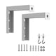 thumbnail image 2 of Soporte de montaje en pared para cortina de proyector Hugo 2 piezas con gancho de Metal, 2 of 10