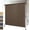 Mocha, variant on Shade&Beyond 7'W x8'H Outdoor Roller Shades, 220 GSM HDPE Cordless Roll Up Patio Roller Shades,90% UV Protection for Porch & Gazebo,Wheat