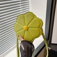 thumbnail image 3 of Trendy Flower Shaped PU Leather Crossbody Bag - Adjustable Strap Shoulder Purse Satchel for Women and Girls,Adjustable Strap Shoulder Purse Satchel (1pc - L ), 3 of 6