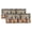 Beige,Oatmeal,Pumpkin,Charcoal, variant on 2 Pack Valances for Windows, Orange Pumpkin Window Valances for Living Room/Bedroom/Bathroom, Halloween Horror Spooky Bats Trees Plaid Purple Light Filtering Kitchen Curtain Valance 42"W x12" L