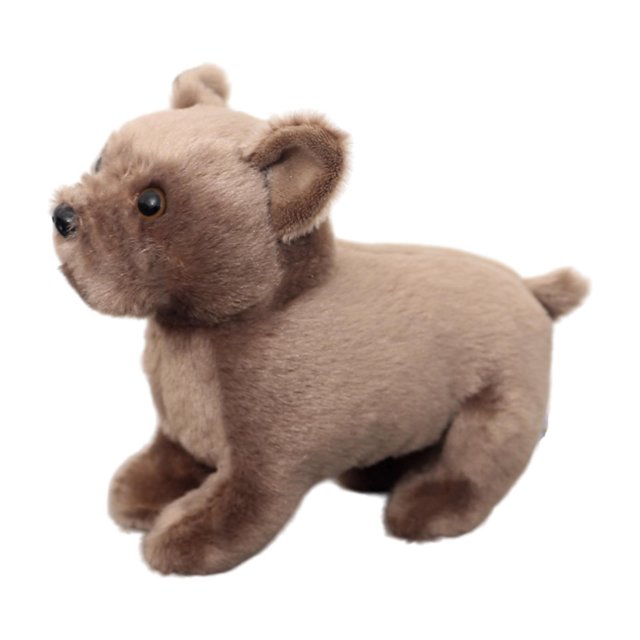 Lindo perro de peluche abrazable juguete de dibujos animados decoración del hogar decoración del dormitorio relleno 20 centímetros