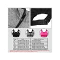 thumbnail image 3 of Women Sport Bra Padded Seamless Front Zip Yoga Gym Fitness Workout Running Vest, 3 of 3
