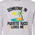 thumbnail image 4 of Inktastic Someone in Puerto Rico Loves Me Long Sleeve Youth T-Shirt, 4 of 5