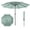 Dusty Green, variant on Pure Garden 10FT Patio Umbrella - Vented Canopy with Tilt (Brilliant Blue)