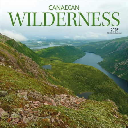 Canadian Wilderness | 2026 12x24" (Hanging) Square Wall Calendar