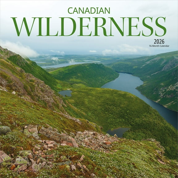 Canadian Wilderness | 2026 12x24" (Hanging) Square Wall Calendar