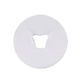 thumbnail image 1 of Vogacara 100 piezas Toalla de un solo Funda de almohada para tumbarse Agujeros no tejidos de un solo Almohadilla de superposición facial masajeadores Blanco Agujero circular Vogacara CE014891-02, 1 of 6
