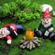 thumbnail image 5 of Enanos De Resina, Accesorios De Jardín, Decoraciones Para Casa De Muñecas, Jardín, Diseño Interesante, Mini Gnomo Borracho De Resina Eigraketly HA042795-01, 5 of 6