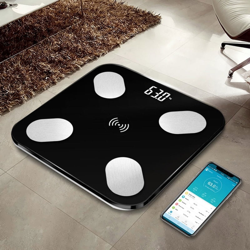 HOTBEST Bluetooth Smart Body Fat Scales BMI Scale High Precision Touch Control Digital Bathroom