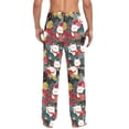 thumbnail image 4 of FORMRS Mens Pajama Pants with Pockets Soft Cotton Sleepwear Lounge Bottoms, Sizes S-2XL, Black Lucky Cat, 4 of 7