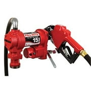 Fill-Rite FIL-FR1210HA 12V DC 15 GPM 57 LPM Pump with Hose and Automatic Unleaded Nozzle