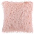 thumbnail image 1 of Fundas de Almohada Oblongas de Piel Sintética, Fundas de Cojines Decorativas Mongol de Felpa Súper Suave para Cama, Juego de 2, 12x20 Pulgada-Rosa Claro-30*50cm Sincero Electrónica, 1 of 3