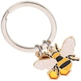 thumbnail image 3 of Llavero colgante de abeja con forma de panal, llavero de aleación, llavero para bolso, llavero novedoso, 3 of 7