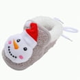 thumbnail image 3 of HCNTES Kids Toddler Slippers Baby Girls Boys Cute Design House Shoes Non Slip Warm Soft Fall Winter Fuzzy Indoor Slipper(A01-Grey,5.5), 3 of 8