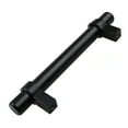 thumbnail image 2 of GlideRite 3.75 in. Center European Style Solid Steel Bar Pull, Matte Black, 2 of 3