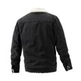 thumbnail image 3 of Vedolay Men's and Big Men's Long Sleeve Cardigan Open Front Button Down Loose Jackets Clothes Black,L, 3 of 4