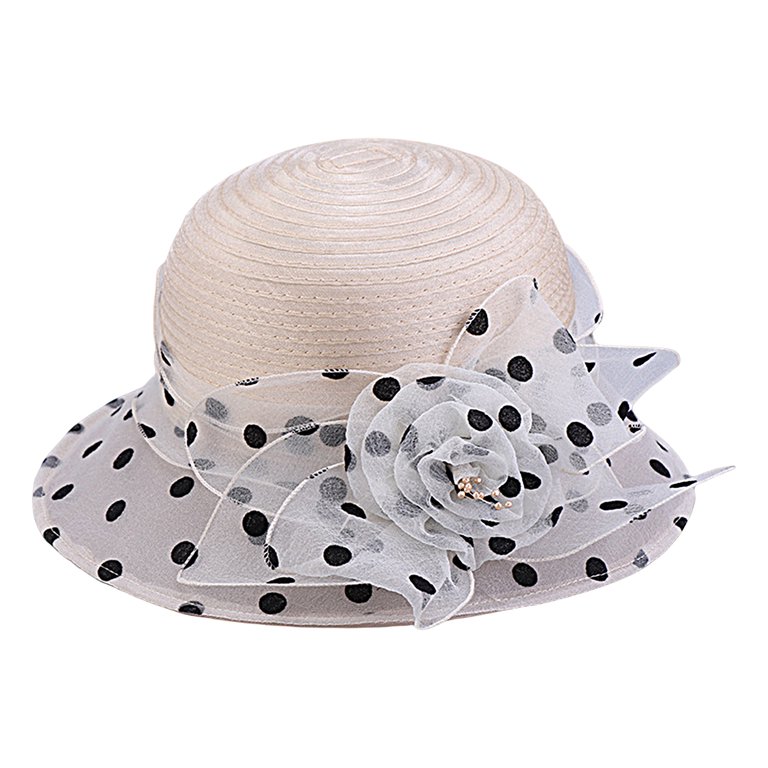 Travelwant Lady Derby Dress Church Bow Bucket Wedding Bowler  display picture 1