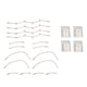 thumbnail image 1 of 80 cintas de lifting facial con 16 cuerdas, ideal para maquillaje, arrugas faciales y belleza facial femenina., 1 of 14