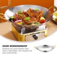 thumbnail image 4 of Cooking Pot Double Handle Cooking Pan Stainless Steel Pan Kitchen Cooking Tool, 4 of 8