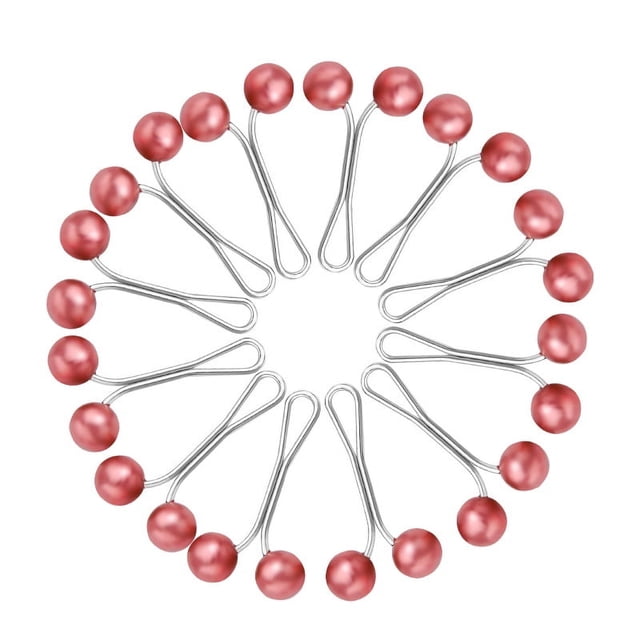 Joyería elegante simple en forma de U colorido perla aleación pin anti-exposición hebilla