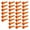 Orange, variant on Gieenan 30Pcs Mushroom Head Golf Tees Unbreakables Plastic White Short Tees Golf Part