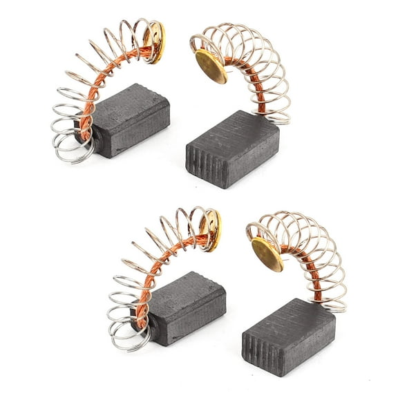 Unique Bargains 4 Pcs Spring Type Electric Drill Motor Power Tool Carbon Brushes 12mmx8mmx5mm