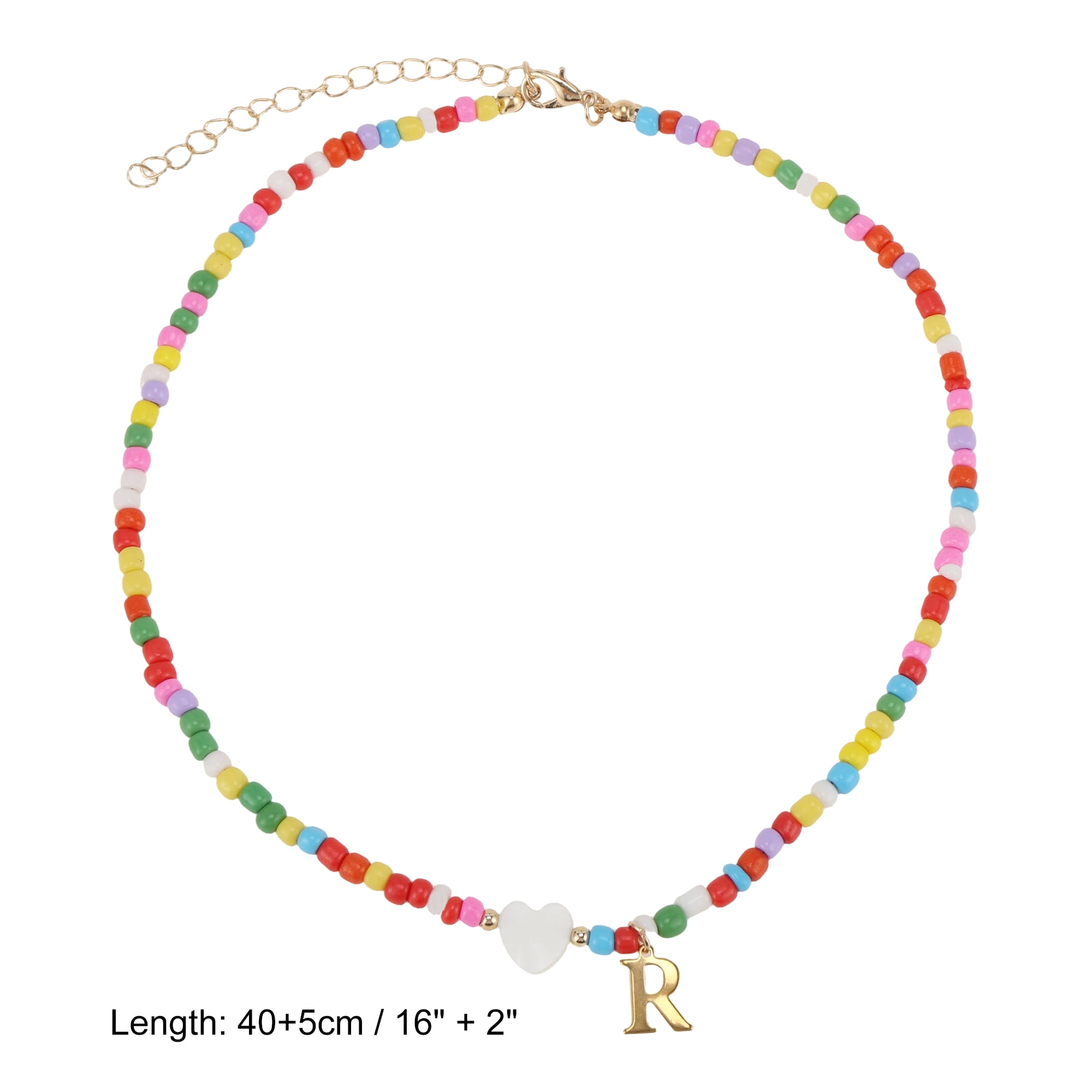Unique Bargains Stylish Collarbone Necklace for Daily Life Colorful 1 Pcs [Style R]