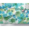 thumbnail image 3 of Soimoi Cotton Duck Fabric Rose Watercolor Printed Fabric 1 Yard 42 Inch Wide, 3 of 3