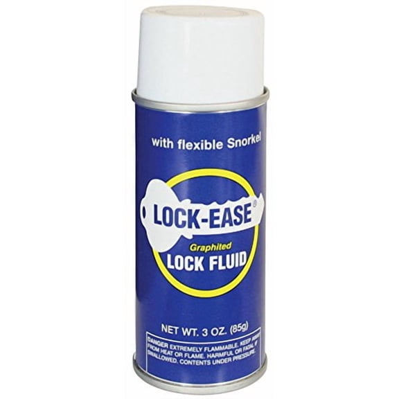 AGS Lock-Ease Graphite Lubricant Aerosol 3 oz for Locks & Mechanisms