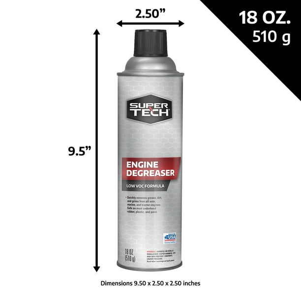 12 pack) Super Tech Low VOC Formula Engine Degreaser, 18 oz