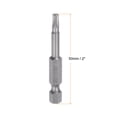 thumbnail image 2 of Uxcell T20 Destornillador de Seguridad Estrella Magnético de 5 Puntos Torx Bit 1/4" Hex Shank 2" Longitud, Paquete de 10, 2 of 6